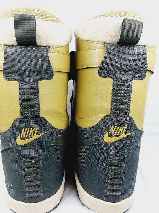 Nike Men\'s Barley Dark Army Zoom Force 1 Leather Ankle Snow Boots Size 12 main image 9